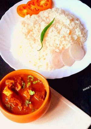 A picture of Mutton Rogan Josh With Ginger.