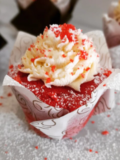 Una foto de Muffins Red Velvet SIN GLUTEN