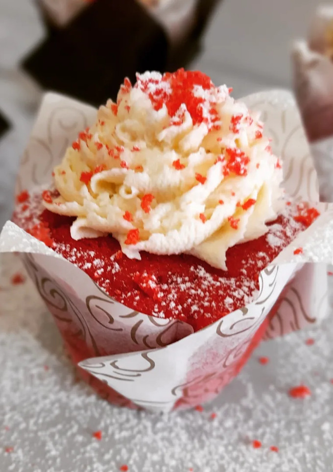 Una foto de Muffins Red Velvet SIN GLUTEN