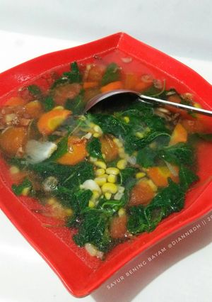 Foto resep Sayur Bening Bayam Jagung