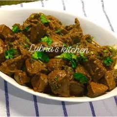 Masala Liver Fry/ Masala Fry Kaleji A picture of Masala Liver Fry/ Masala Fry Kaleji.