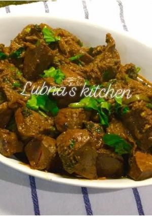 A picture of Masala Liver Fry/ Masala Fry Kaleji.