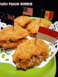 Foto resep Sandwich Pisang Goreng