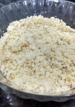 A picture of Sabudana Panjiri / Sago Panjiri.