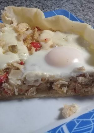 Una foto de Tarta de pescado (pescadilla)