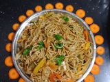சைனீஸ் ஸ்டைல்,*வீட் ஹக்கா, வெஜ் நூடுல்ஸ்*(veg noodles recipe in tamil)