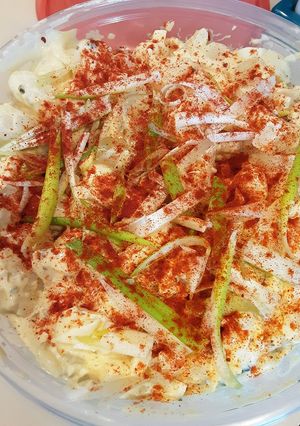 A picture of Potato salad.