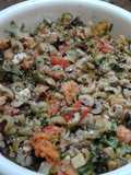 Ensalada con aroma de mar