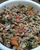 Ensalada con aroma de mar