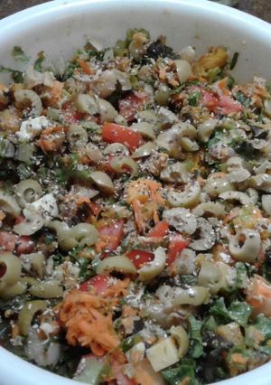 Una foto de Ensalada con aroma de mar