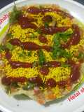 लहसुनियां खीचिया पापड़ चाट (lehsunia khichiya papad chaat recipe in Hindi)
