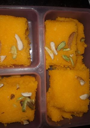 बरूदे की बर्फी (baroode ki barfi recipe in Hindi) रेसिपी मुख्य फोटो
