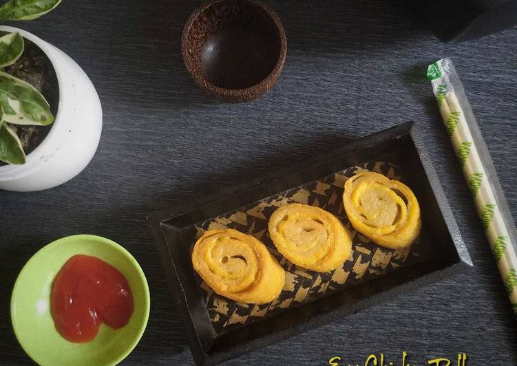 Resep Egg Chicken Roll, Lezat Sekali