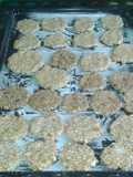 Galletas de avena, chocolate, cacao y maní