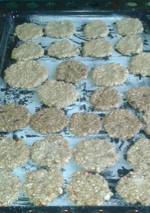 Una foto de Galletas de avena, chocolate, cacao y maní