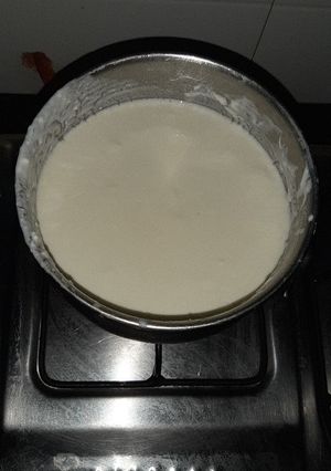 A picture of Thick curd.