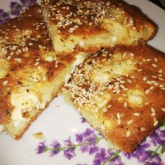 A picture of Easy and fast feta pie/no phyllo.