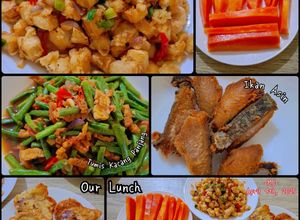 Foto resep Menu Harian #1 (Tahu Cabe Garam, Tumis Kacang Panjang, Terong Goreng Crispy, Sambel goreng)