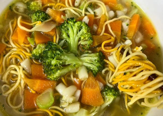 Mi E Rau Cách Làm Món Mì Rau Củ Chay 🥦🥕 của Emily Luu - Cookpad
