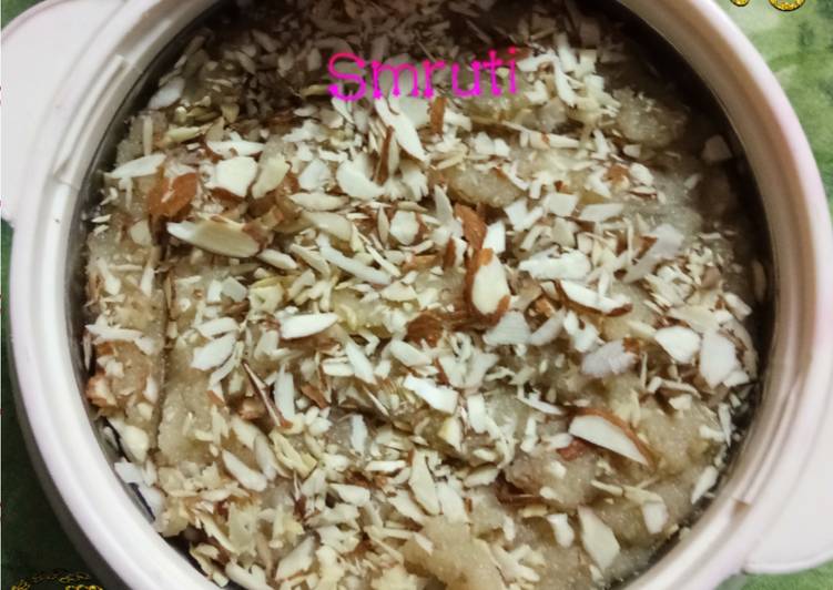 Recipe of Suji Halwa in 20 Minutes at Home