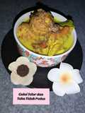 Gulai Telor dan Tahu Tidak Pedas