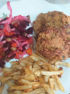 Una foto de Hamburguesas de pollo