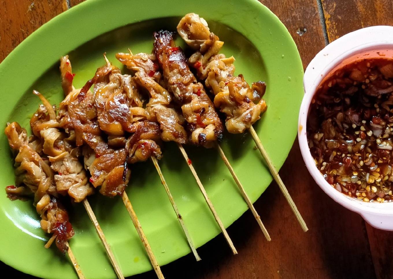 Sate Jamur Sambel Kecap