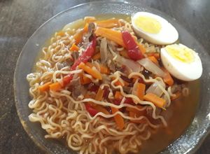 Una foto de Ramen casero a mi estilo