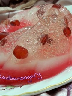 عکسی از دستور ژله حباب دار