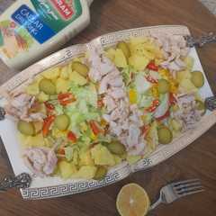 سالاد کاهو با ماهی کبابی (رژیمی)-レシピのメイン写真