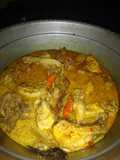 Opor ayam+tulang ayam sisa filletan