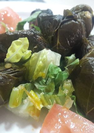 عکسی از دستور ورق عنب(دلمه برگ مو لبنانی)