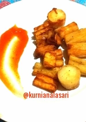 Foto resep Singkong goreng mamang (cemilan)