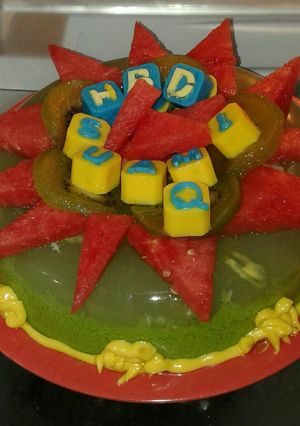 Foto resep Puding lumut b'day