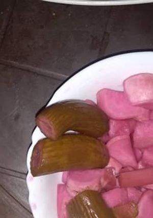 صورة لوصفة اللفت المخلل