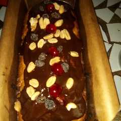 Una foto de Budín Inglés (versión de mi mamá)
