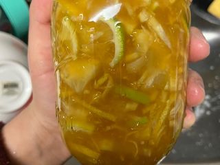 Miel citronada con jengibre