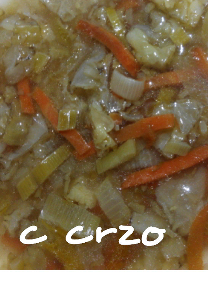 Una foto de Sopa de verduras