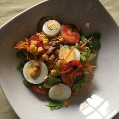 Salad with eggs A picture of Salad with eggs.