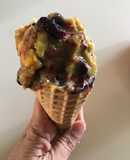 Gelato de Pasto de Trigo y Frutas Variadas