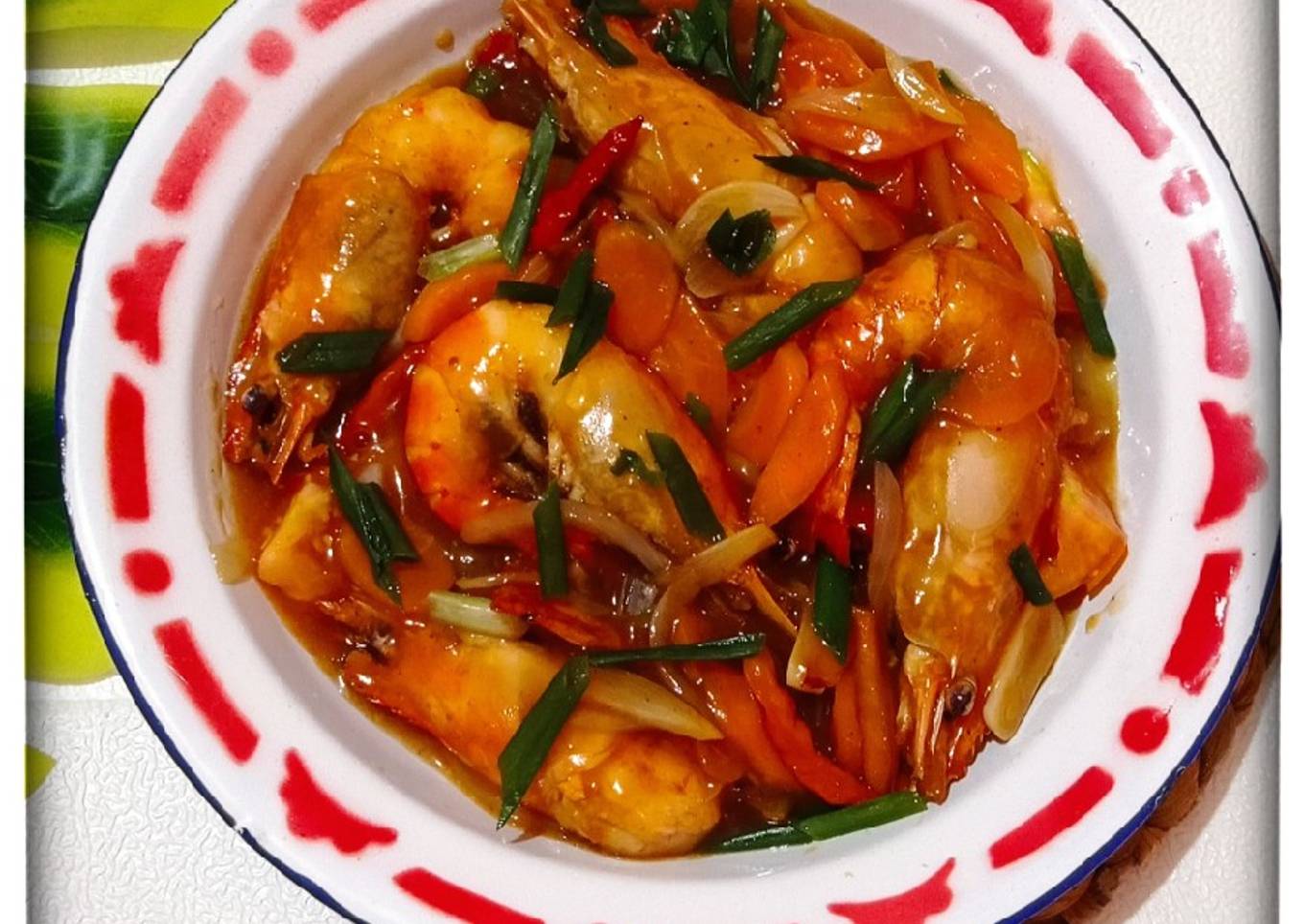 Udang Saus Tiram Pedas