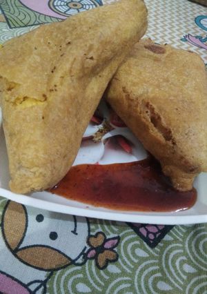 A picture of Bread pakode.