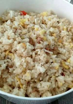 Foto resep Nasi goreng ikan asin+telur (no micin)