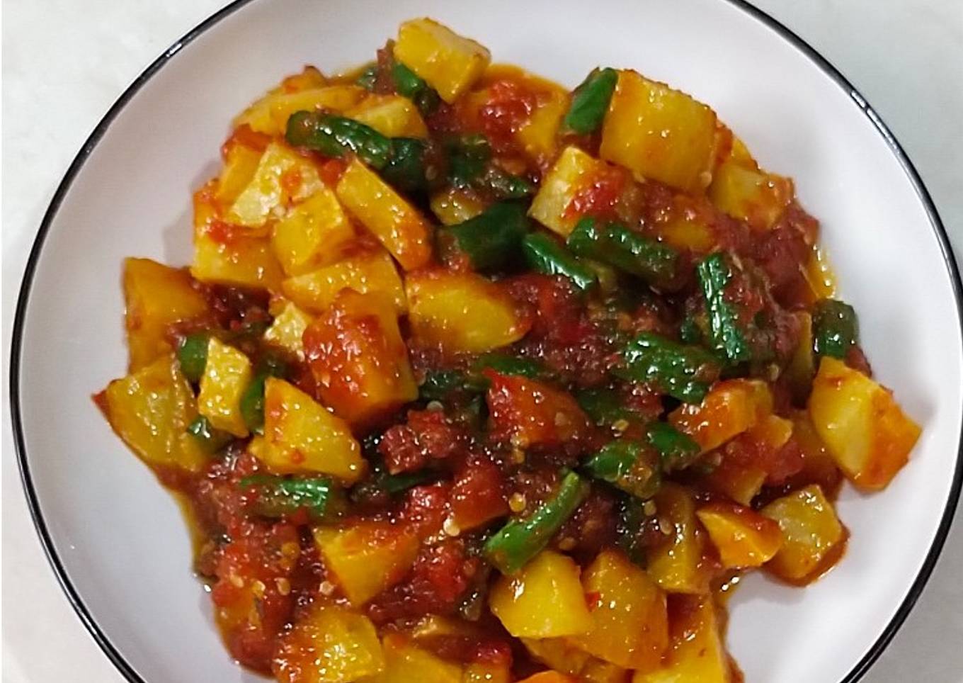 Sambal Balado Kentang Buncis