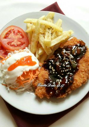 Foto resep Chicken Katsu Saus Teriyaki