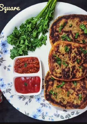 A picture of Aloo Pizza Square.