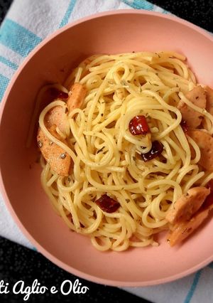 Foto resep Spaghetti Aglio e Olio