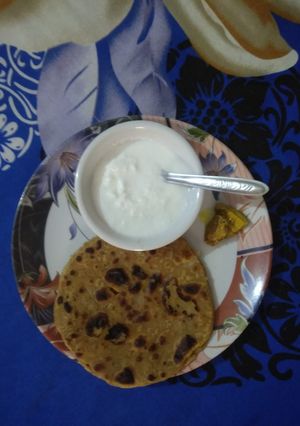लौकी की सब्जी का पराठा (lauki ki sabzi ka paratha recipe in Hindi) रेसिपी मुख्य फोटो