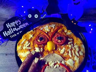 Halloween Devil Pizza