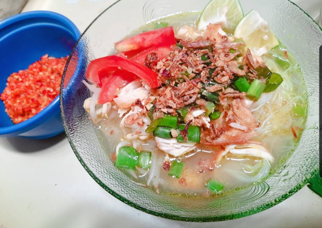 Soto ayam kuah bening